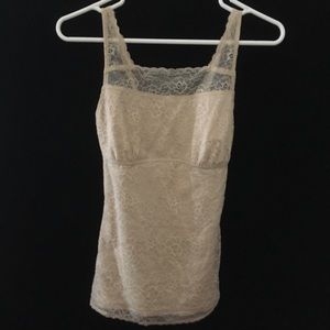 Self Expressions nude lace camisole size S